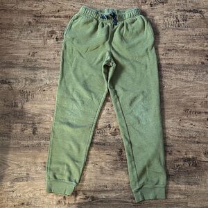 Green Kids Jogger Pants size large